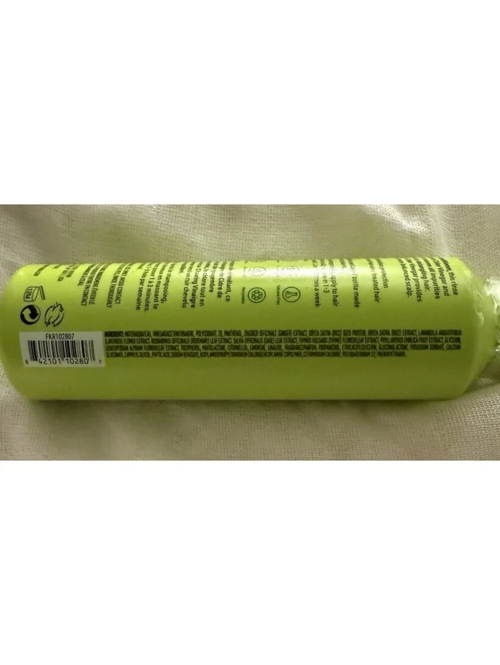 FEKKAI Apple Cider Detox Rinse Conditioning Detangler 8.5 oz NEW
